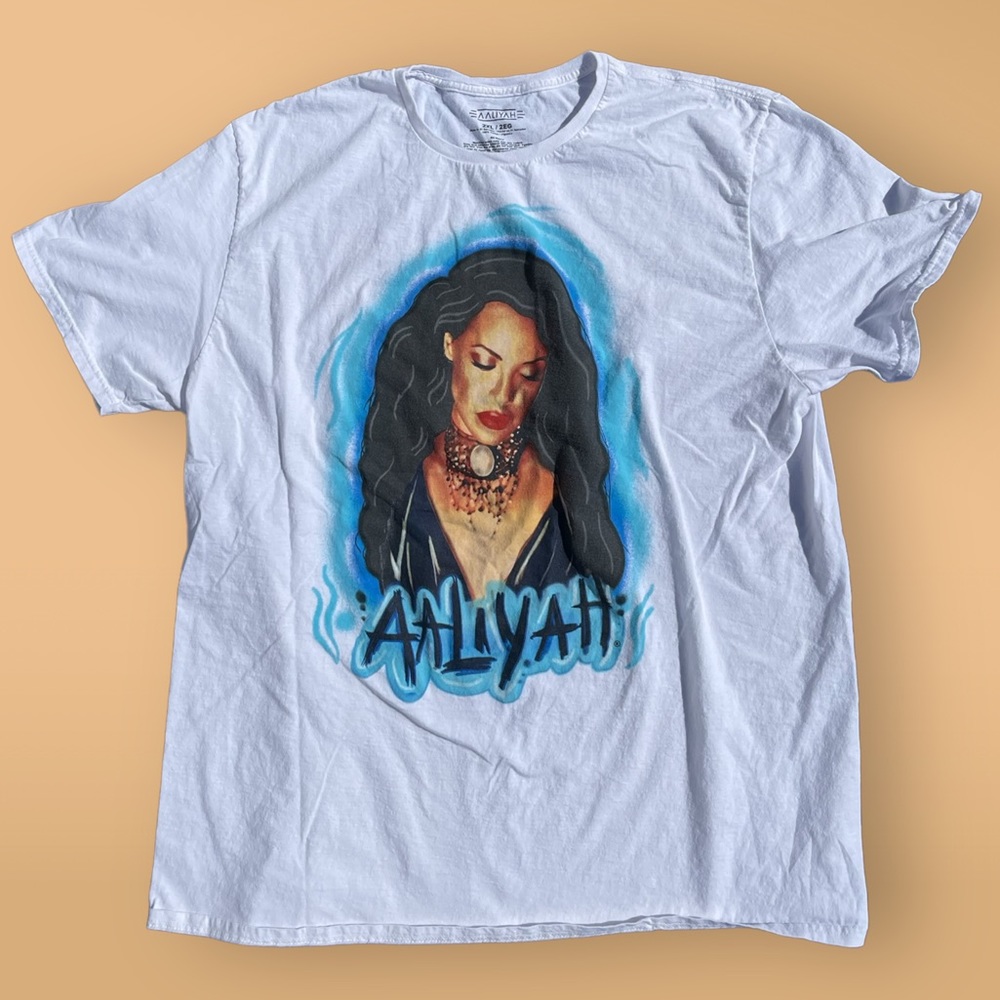 Aaliyah Airbrushed Style Officially Licensed Shirt